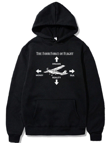 THE FOUR FORCE OF FLIGHT PULLOVER THE AV8R